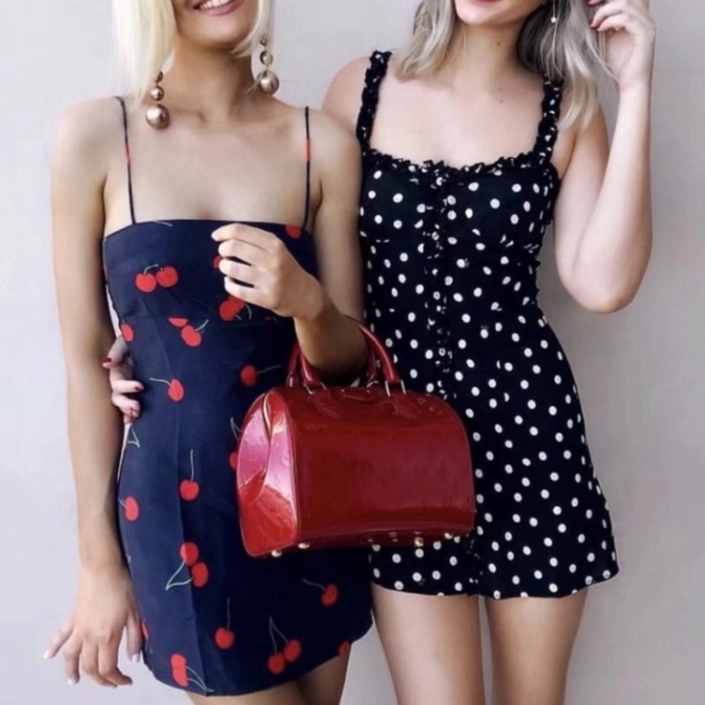 • LAST ONE • polka dot slip dress